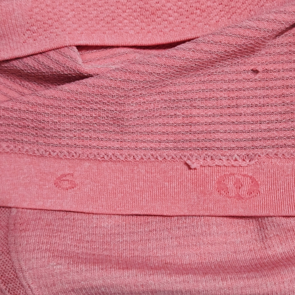 Lululemon Pink Swiftly Tech Long Sleeve Crew Top Womens Size  US 6 - Picture 5 of 6
